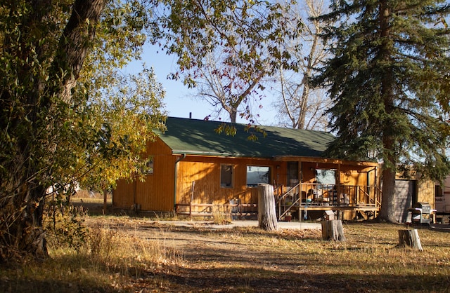 view of back of property