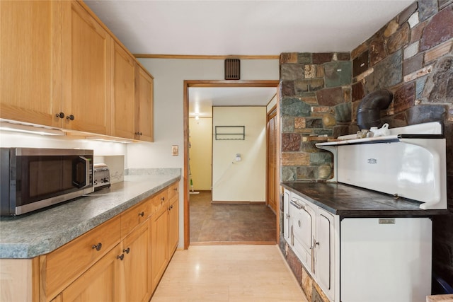 1627 Foothill Rd, Kalispell, MT 59901 - kitchen with stainless steel microwave