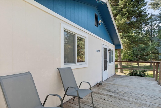1627 Foothill Rd, Kalispell, MT 59901 - view of wooden deck