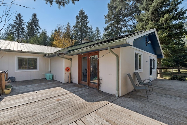 1627 Foothill Rd, Kalispell, MT 59901 - view of wooden terrace
