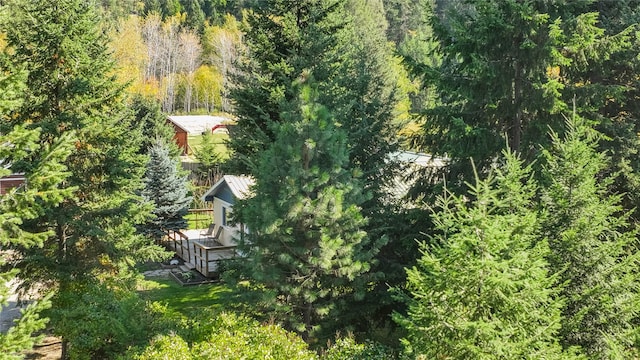 1627 Foothill Rd, Kalispell, MT 59901 - view of subject property featuring a heavily wooded area