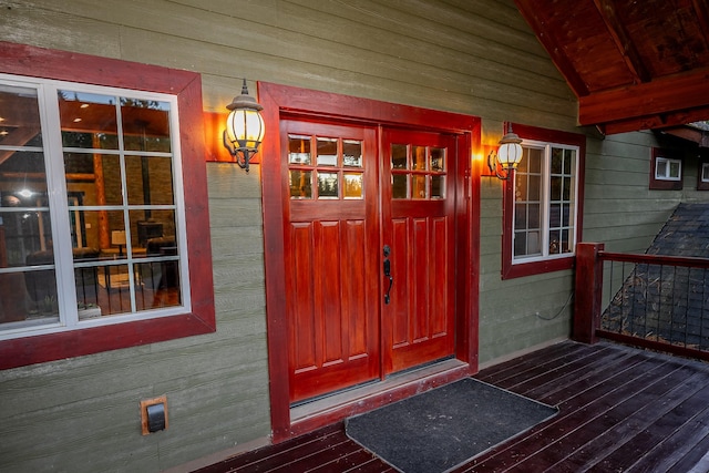 44 Copper Ridge Rd, Trout Creek, MT 59874 - entrance to property with a porch