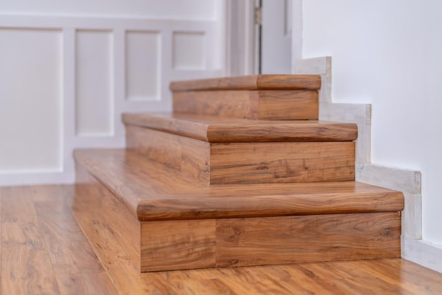 44 Copper Ridge Rd, Trout Creek, MT 59874 - stairs with wood finished floors