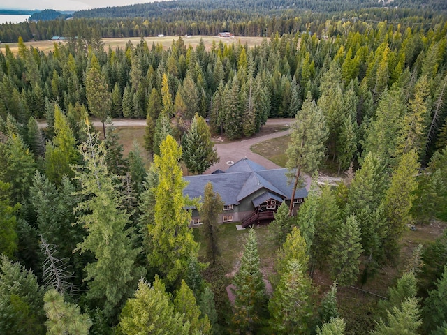 44 Copper Ridge Rd, Trout Creek, MT 59874 - aerial view featuring a forest view