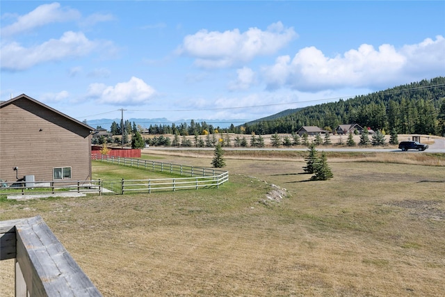 28 W Ashley Hills Dr, Kalispell, MT 59901 - view of yard featuring a view of rural / pastoral area and a mountain view