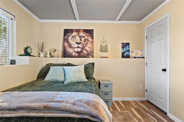 28 W Ashley Hills Dr, Kalispell, MT 59901 - bedroom featuring wood finished floors and baseboards