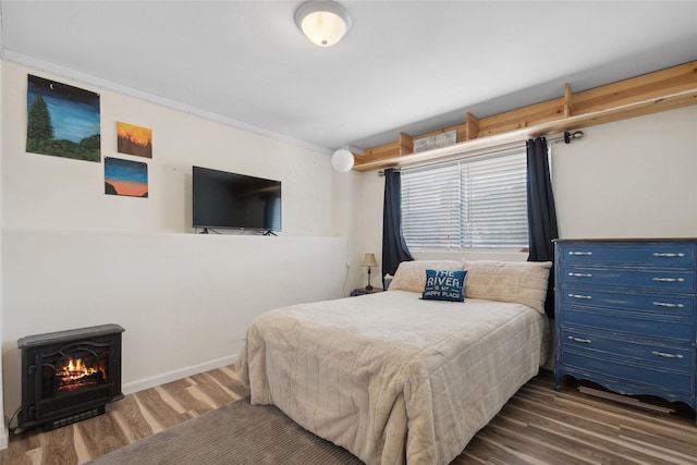 28 W Ashley Hills Dr, Kalispell, MT 59901 - bedroom with wood finished floors and crown molding