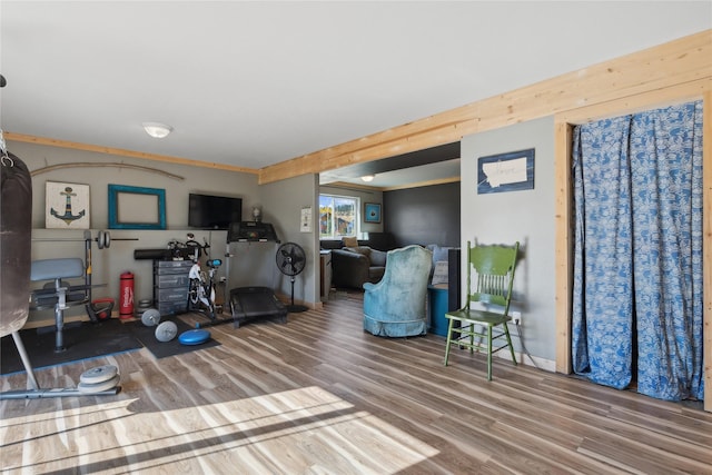 28 W Ashley Hills Dr, Kalispell, MT 59901 - living area featuring wood finished floors