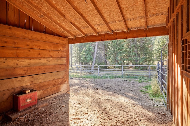 view of stable