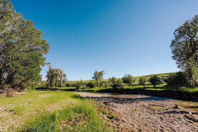 view of yard featuring a rural view