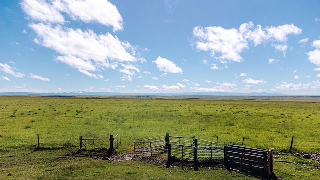 6058 Cottonwood Creek Rd, Lewistown, MT 59457 - view of yard featuring a view of rural / pastoral area
