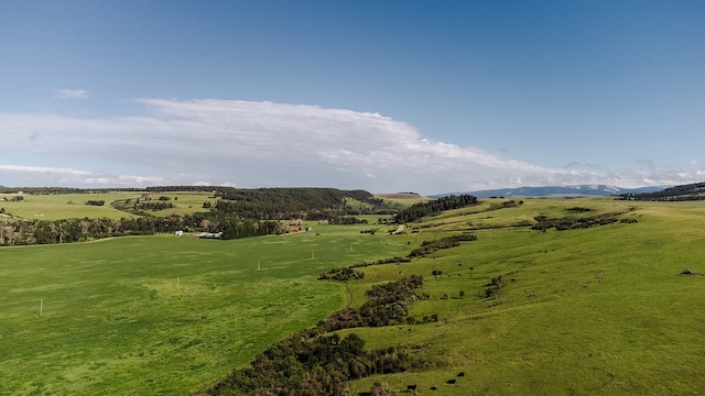 property view of mountains with a rural view