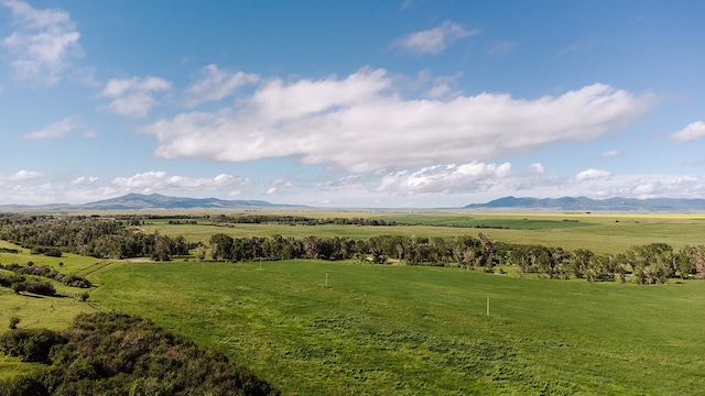 mountain view featuring a rural view