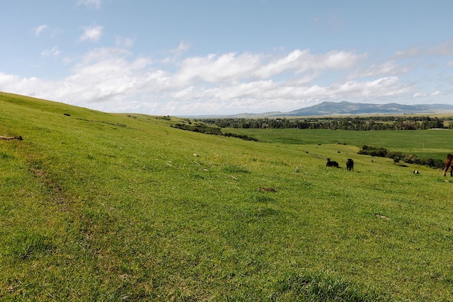6058 Cottonwood Creek Rd, Lewistown, MT 59457 - view of mountain backdrop with rural landscape and agricultural land