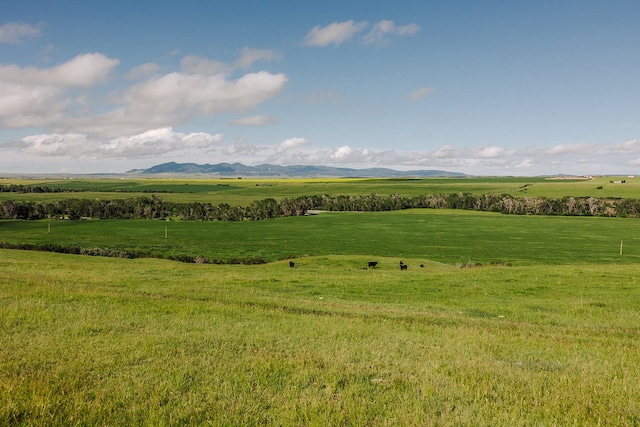 6058 Cottonwood Creek Rd, Lewistown, MT 59457 - view of mountain backdrop featuring rural landscape and agricultural land