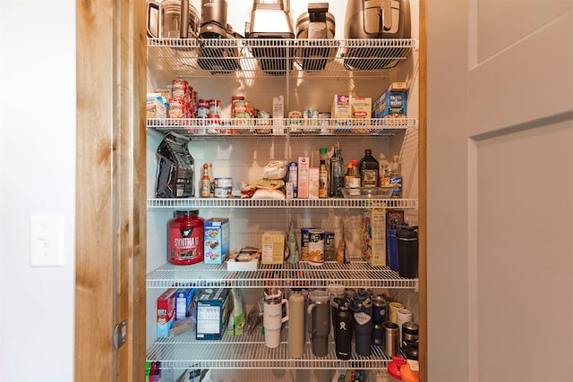 view of pantry