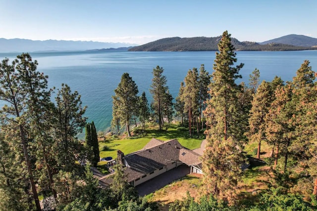22700 Northaire Ln, Rollins, MT 59931 - water view with mountains