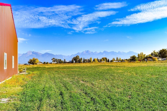 52772 Herak Rd, Charlo, MT 59824 - view of yard with a mountain view and a rural view