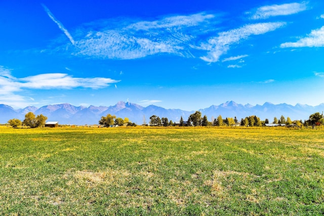 52772 Herak Rd, Charlo, MT 59824 - view of yard featuring a rural view and a mountain view
