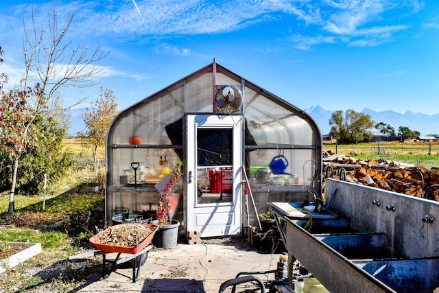 52772 Herak Rd, Charlo, MT 59824 - view of greenhouse with a mountain view