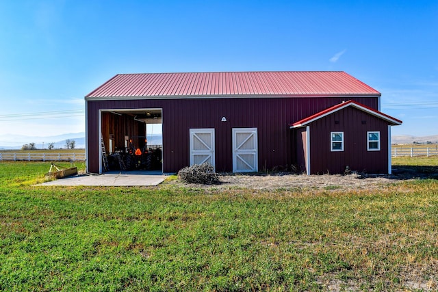 52772 Herak Rd, Charlo, MT 59824 - view of pole building with fence and a yard
