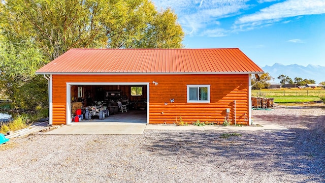 52772 Herak Rd, Charlo, MT 59824 - garage with fence and a mountain view