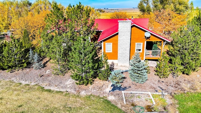 52772 Herak Rd, Charlo, MT 59824 - view of side of property featuring metal roof