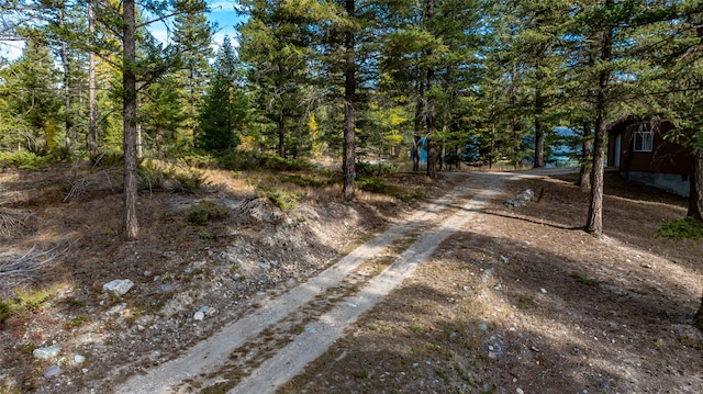 view of road