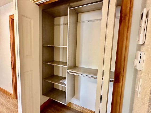 view of closet