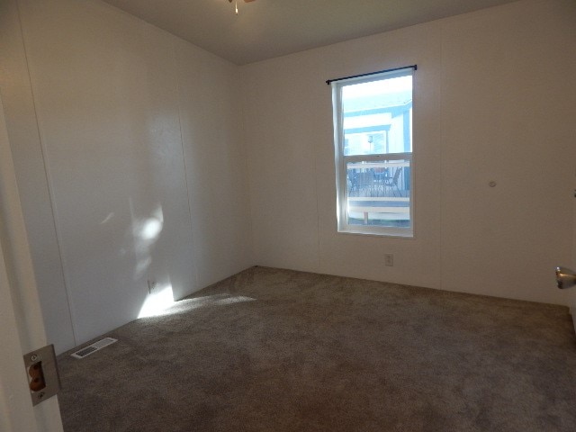 unfurnished room with carpet floors