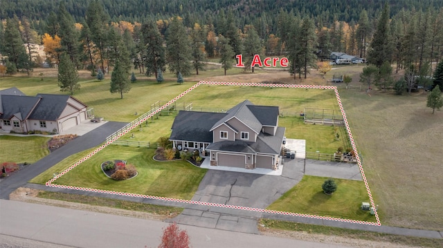 10636 Nez Perce Loop, Lolo, MT 59847 - overview of rural landscape featuring a forest