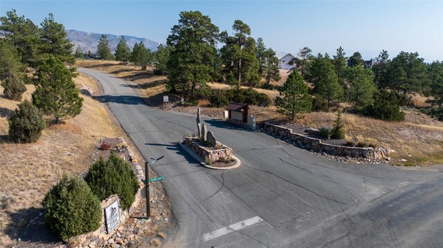 4025 Sunset Ridge Dr, Helena, MT 59602 - view of road featuring a mountain view