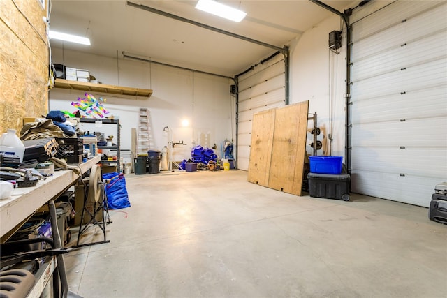 154 Riverside Dr, Kalispell, MT 59901 - garage featuring a workshop area