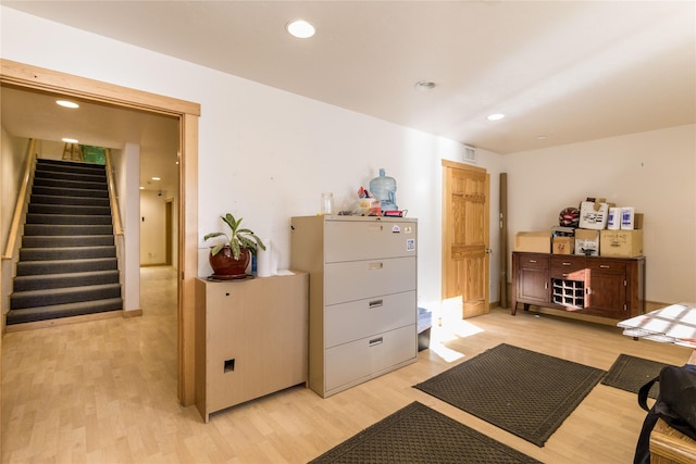 154 Riverside Dr, Kalispell, MT 59901 - bedroom featuring light wood-style floors and recessed lighting