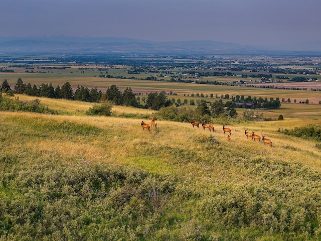 mountain view with a rural view