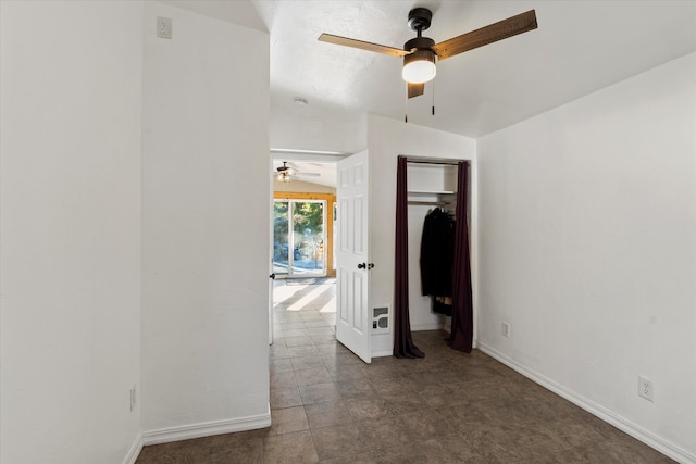 interior space with lofted ceiling