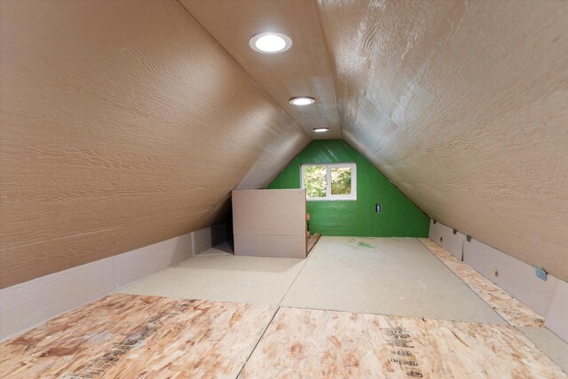 1424 Bierney Creek Rd, Lakeside, MT 59922 - bonus room featuring vaulted ceiling