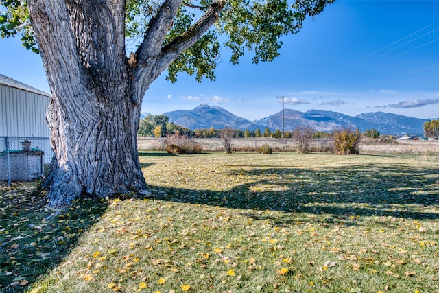 view of mountain feature