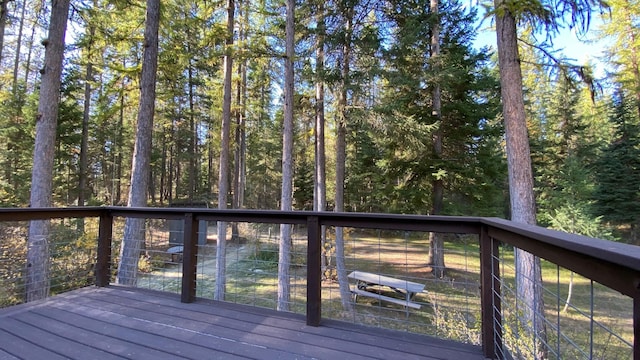 132 Little Mountain Rd, Whitefish, MT 59937 - view of deck