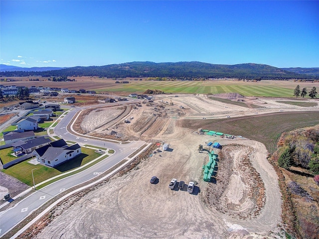 1360 Morning Eagle Dr, Kalispell, MT 59901 - aerial view of property's location with mountains