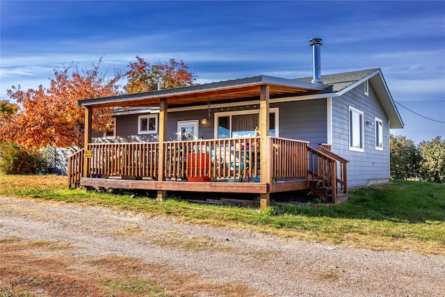 view of front of property