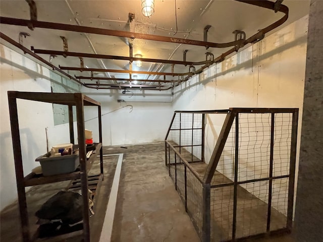 view of basement