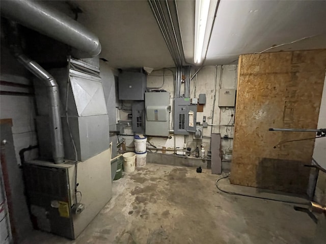 utility room featuring electric panel