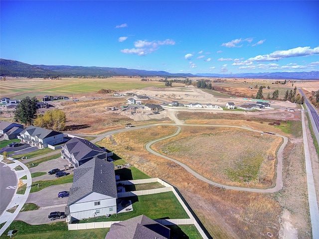 drone / aerial view featuring a rural view