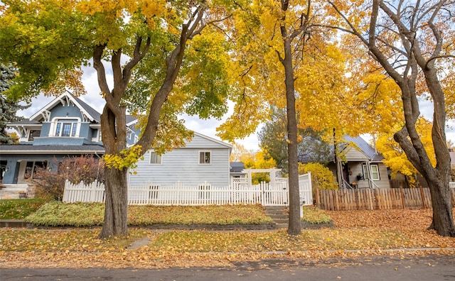 view of side of property