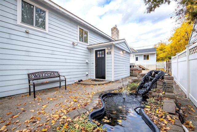 view of entrance to property