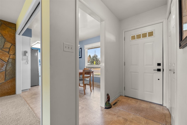 view of entrance foyer