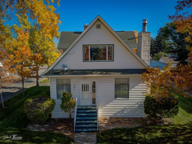 view of bungalow-style home