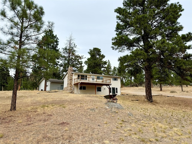 view of front of property