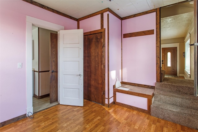 interior space featuring light wood-type flooring